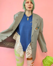 Repurposed LV lock and pearl necklace