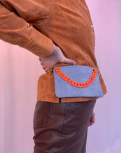 定制升级版牛仔布双色腰包