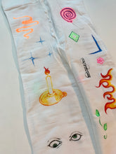 Hand drawn doodle tights
