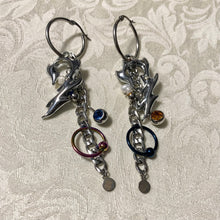 Barbell tattoo single earring