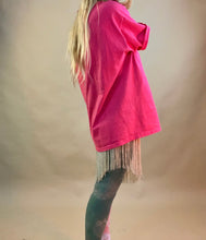 Camiseta de flores de chatarra de vinilo personalizada