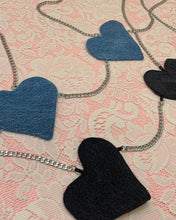 Micro sujetador denim corazón