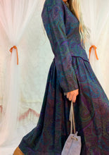 Vestido canesú Paisley años 80