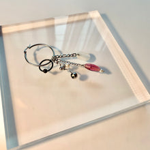 Pierced fringe single earring