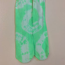 Medias tie-dye verde ácido