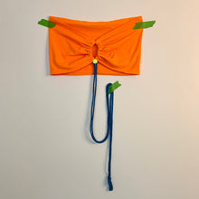 Top halter de chatarra personalizado hecho a mano