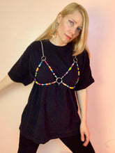 串珠链文胸上衣