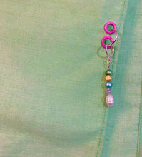 Bufanda triangular con aretes SJ X COC - verde