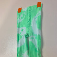 Medias tie-dye verde ácido