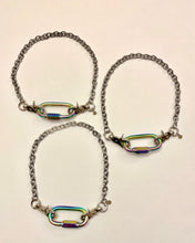 Cadena de bloqueo de mosquetón arcoíris