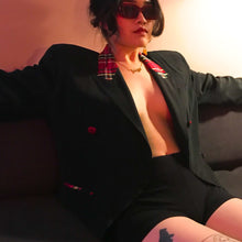 Americana cuadros seda