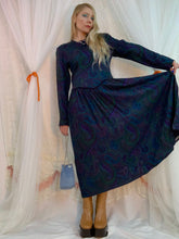Vestido canesú Paisley años 80