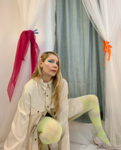 荧光扎染连裤袜