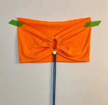 Top halter de chatarra personalizado hecho a mano