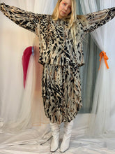 Conjunto falda estampado animal