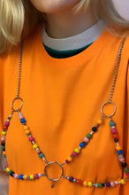 串珠链文胸上衣