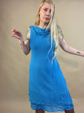 Vestido Y2K de capas transparentes de cristal