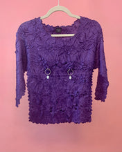 Top scrunch 3/4 perforado