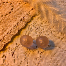Lucite bubble earring