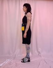 Vestido babydoll negro
