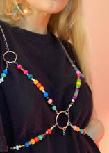 串珠链文胸上衣