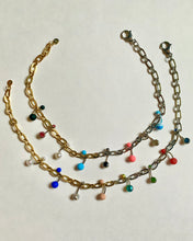 Curved barbell necklace