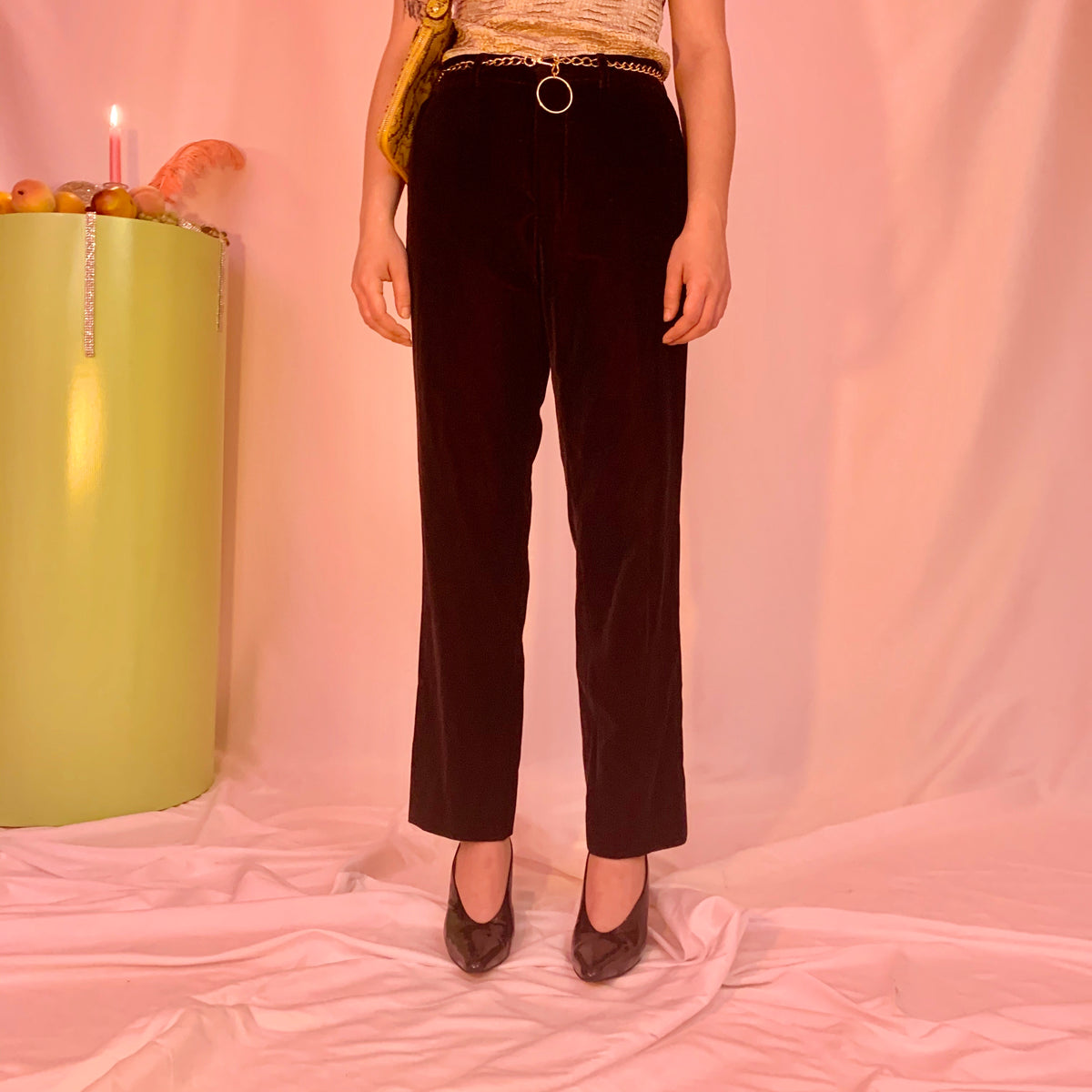 Velvet high waisted grandpa pants – Shop Journal Vintage