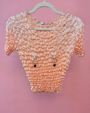 镂空桃子爆米花顶