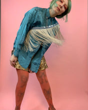 Camisa con cuello de cadena en jacquard reciclado