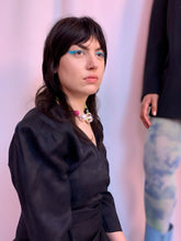 80’s silk ruched surplice dress