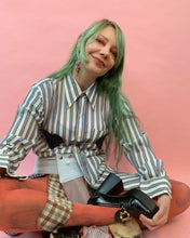 Micro sujetador denim corazón