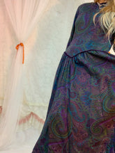 Vestido canesú Paisley años 80
