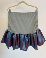 Custom taffeta ruch bubble skirt