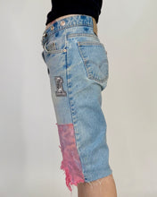 Custom patch doily jorts