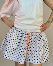Custom micro mini low rise bubble skirt