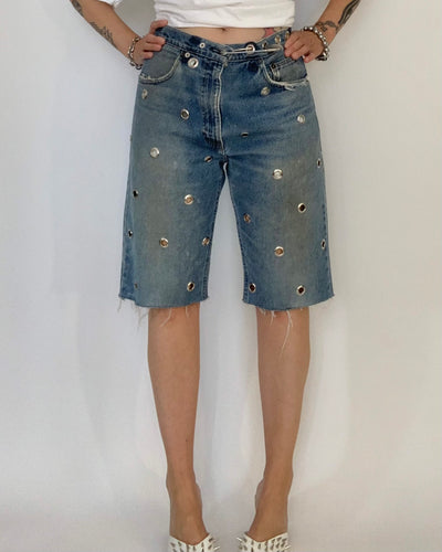 Custom grommet jorts