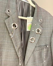 Custom jumbo grommet chain blazer