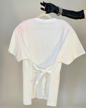 Custom strong shoulder tie back tee