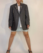 Custom jumbo grommet chain blazer
