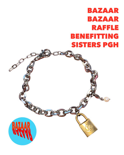 RAFFLE TICKET: Shop Journal LV lock and freshwater pearl necklace