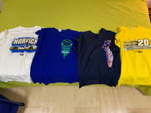 Upcycled racing lace negligee tee