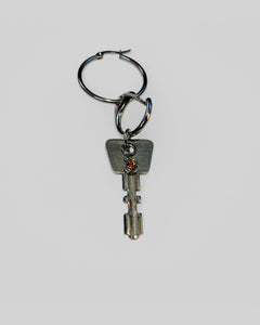 Key clip single earring