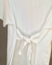 Custom strong shoulder tie back tee