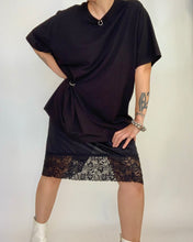 Custom pierced & gathered tee