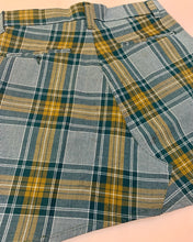 Upcycled transformed plaid skirt