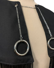 Fringe chain detachable collar