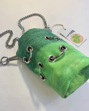 VM X SJ green grommet ring bucket bag