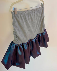 Handmade taffeta ruch bubble skirt