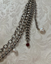 Accesorio cadena jumbo de perlas y cristales
