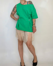 Custom one shoulder snap tee